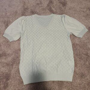 😳BUY 1,GET 2 FREE😳 NWOT mint color v neck shirt